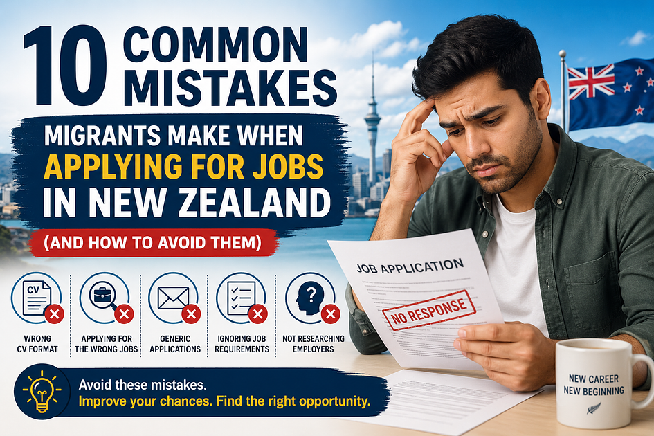 10 Common Mistakes Migrants Make When Applying for Jobs in New Zealand