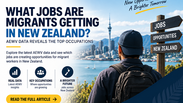 What Jobs Are Migrants Getting in New Zealand?